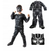 Kostým pre chlapca- Black Panther Outfit + Avengers Mask 9-10 rokov (Black Panther Outfit + Avengers Mask 9-10 rokov)