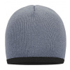Myrtle beach Pletená čiapka s kontrastným okrajom MB7584 Light Grey one size