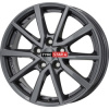 ANZIO VECTOR 6x16 5x100 ET35 dark grey
