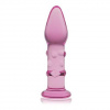 Sklenený análny kolík Glass Romance Pink 5.5