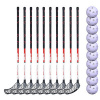 MPS Wildstick 30 set čierna / červená, 100cm (=110cm), 3x ľavá + 7x pravá, (15 a viac rokov)