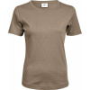 Tee Jays | 580, Dámske tričko Interlock, hnedá kit, XXL