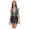 Cottelli lacy shiny dress with lace