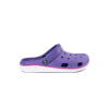 Shelvt Purple rubber flip-flops biela | fialová 38 Shelvt 0000296847518