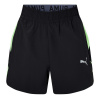 Puma Men's Ultrabreathe Stretch Performance Running Shorts Black/Apple XS