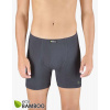 GINA pánské boxerky delší nohavička, šité, s potiskem Eco Bamboo 74163P - bílá olivová - 58/60