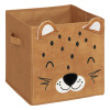 ATMOSPHERA Úložný box Leopard, 29x29x29 cm, hnedá