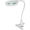 Stolná lupa s LED podsvietením, s úchytom na 