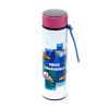 PUCKATOR Minecraft Axolotl termoska na fľašu z nerezovej ocele s teplomerom 450 ml