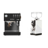 Ascaso Steel DUO PID, Black&Wood + Eureka Mignon Specialita, CR white