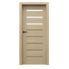 PORTA Doors SET Rámové dvere VERTE PREMIUM D.3 skloMat, 3Dfólia Dub Matný + zárubeň PD-VP-D3-DubMat