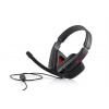 Modecom MC-823 RANGER headset, herní sluchátka s mikrofonem, černo-červená S-MC-823-RANGER