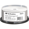 Média VERBATIM BD-R SL DataLifePlus 25GB, 6x, printable, spindle 25 ks (43738)