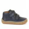 Froddo Barefoot detské členkové topánky First Step Dark blue tmavo modré