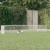 Klietka pre králika, 3 panely, 325x109x54 cm, železo