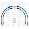 Venhill CROSSOVER-predok-sada Venhill POWERHOSEPLUS SUZ-7018F-TB (2 hadice v sade) priehľadné modré hadice, chrómové konckovky