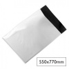 Plastové kurierske obálky na zásielky Q-Connect 550 x 770 mm biele 100ks