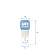 UFI Palivový filter 31.009.00