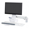 ERGOTRON StyleView® Sit-Stand Combo Arm (white),nástěnný držák do lišty LCD, klávesnice+ myš,sklopný, bílá 45-266-216