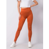 Terakotové lesklé legíny 1000-LG-3103.11X-terracotta XS