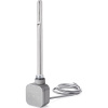 P.M.H. elektrická vykurovacia tyč HT2 s rovným káblom, výkon 600 W, metalická strieborná, PMH-HT2-MS-600W-RK
