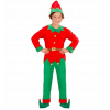 KOSTÝM ELF, škriatok, pomocník Mikuláša, Vianoce, UNISEX 140