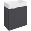 Sapho LATUS IV umývadlová skrinka 49,5x50x25cm, antracitový mat LT410-3434