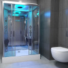 Parná kabína (so saunou) Premium Twin 1400x900mm Silver Frame