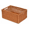 Kôš, košík - Policový kôš Wicker Store SK04 47x21cm (Prútená škatuľka police prútený kontajner 35 cm)