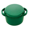 Green Dutch Oven - liatinový hrniec - okrúhly
