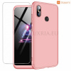 Púzdro Roybens 360 Full Body pre Xiaomi + tvrdené sklo - Ružové Pre Xiaomi: Redmi Note 10