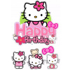 CUKROVÁ TLAČ jedlý obrázok na tortu Cukrová hmota HELLO KITTY MAČKA Sada 2