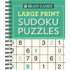 Brain Games - Large Print Sudoku Puzzles (Green)