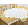 Vyšívaný veľkonočný obrus Biely podklad - rôzne veľkosti - 5542 Veľkosť: ŠTVOREC 85*85cm