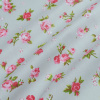 Bavlnené plátno P0701 šedé, ružičky, š.140