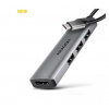 AXAGON HMC-H3A, USB 5Gbps hub, 3x USB-A, HDMI 4k/30Hz, kábel USB-C 15cm Axagon