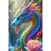 Diamantový obraz Japonský drak