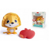 Senzory Teether, s plastovými odtieňmi žltej a zlata Tina Love Rat (Drobná láska Lion Leonardo Interactive Toy učí)