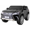 mamido Detské elektrické autíčko Lexus LX 570 lakované čierne