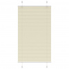 Plisovaná roleta krémová 80x100 cm Šířka látky 79,4cm Polyester Krémová 4015275