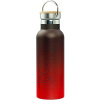 BAAGL Termofľaša s bambusovým viečkom Gradient červeno-čierna, 500 ml