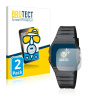 2x BROTECT Entspiegelungs-Folie pro Casio Collection Unisex F-91W (2x Matná - Antireflexní ochranná fólie BROTECT pro Casio Collection Unisex F-91W)