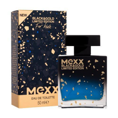 Mexx Black & Gold Limited Edition 50 ml Toaletná voda pre mužov