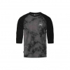 Pánske tričko Global Raglan s 3/4 rukávmi - čierna|S