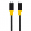 Kábel Tactical Taktický kábel Blackbird USB4 1 m čierny/žltý