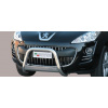 Peugeot 4007 - Nerezový predný ochranný rám 63mm