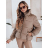 Dámska tmavobéžová bunda na zimu TY5063, ty5063-XXL XXL