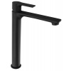 Sapho PAX stojánkova umývadlová batéria vysoká, predĺžená hubica, čierna m XA07/15