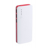 Power banka, 10000 mAh , white Farba: red/white