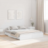 zahrada-XL Rám postele s úložným prostorem so zásuvkou Biela 135 x 190 cm 3335317